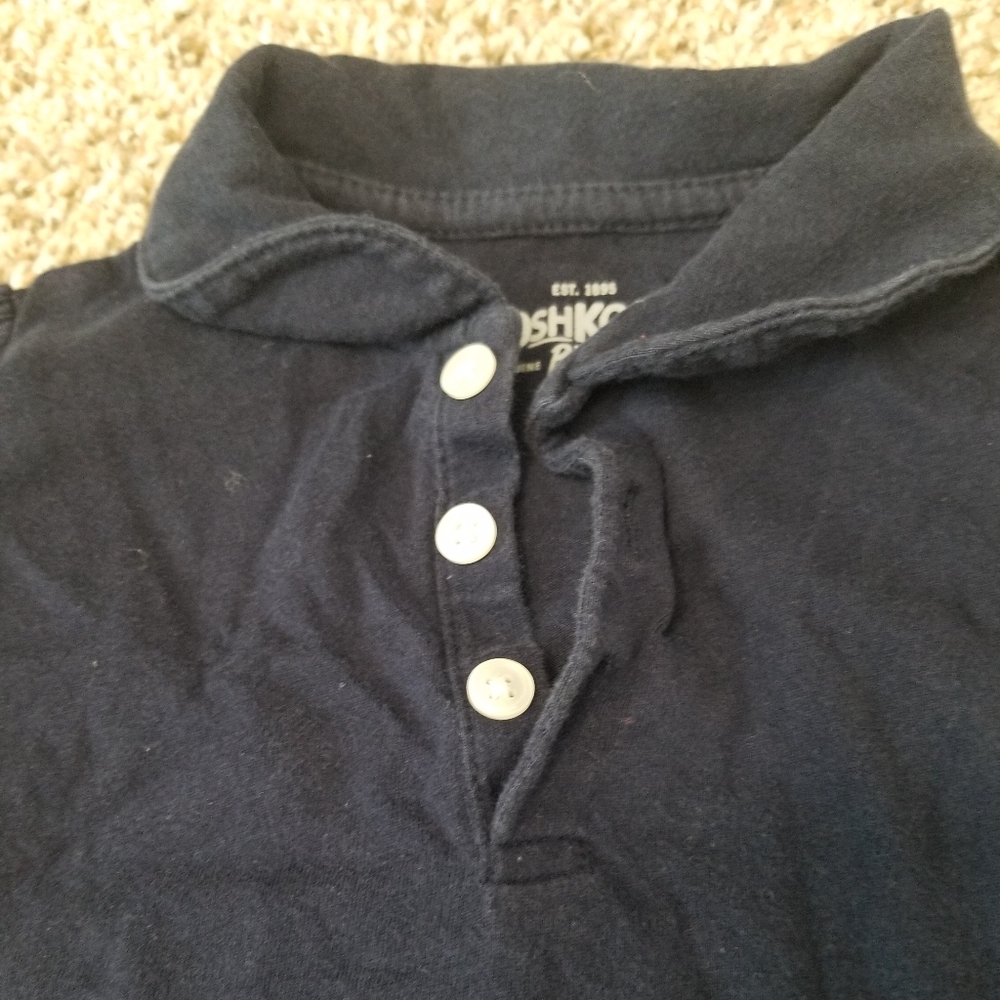 Osh Kosh Navy Blue Polo - Picture 2 of 3